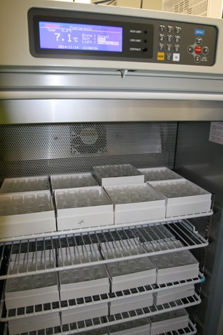 Pic:ClimateChamber_samples in climate cabinet