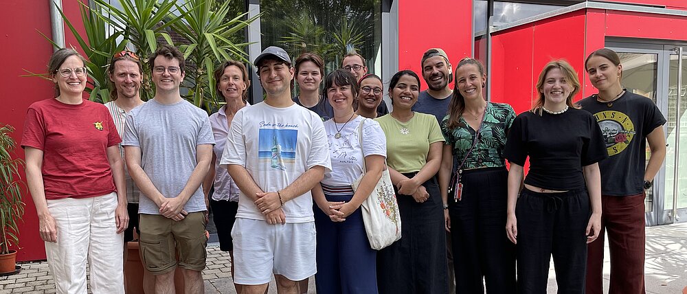 Gruppenbild der Arbeitsgruppe Scheiner im Sommer 2026