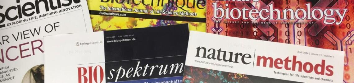 Verschiedene wissenschaftliche Magazine.