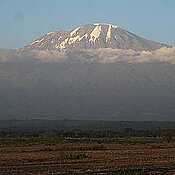 Der 5.895 Meter hohe Kilimandscharo mit seinen unterschiedlichen Klimazonen ist für die Ökologie ein bedeutendes Forschungsfeld. (Foto: Anna Kühnel)