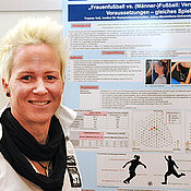 Die Sportwissenschaftlerin Yvonne Voß erhielt den zweiten Posterpreis.