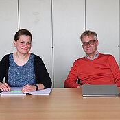 Steffi Herold, Gabriele Büchel, Martin Eilers und Jacqueline Kalb (v.l.) erforschen am Biozentrum der Uni Würzburg Neuroblastome und andere Krebsarten.
