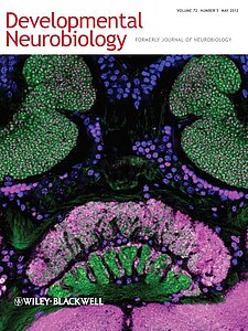 Cover of the journal "Developmental Neurobiology" (2012) Volume 72 Issue 5