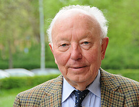 Prof. Dr. Helmut Werner, Anorganische Chemie, Universität Würzburg. April 2014, Foto: Robert Emmerich