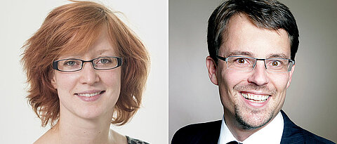 Ausgezeichnet für ihre innovative und zukunftsgewandte Arbeit: Ann-Christin Pöppler und Markus Ludwigs. (Bild: Ingo Peters / privat)